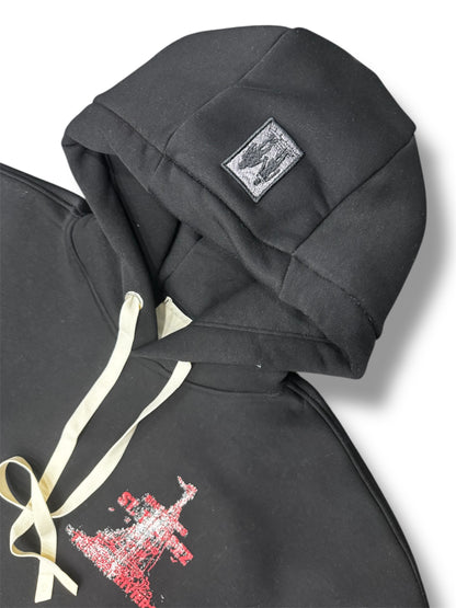 BLACK HOODIE ST. TROPEZ 20