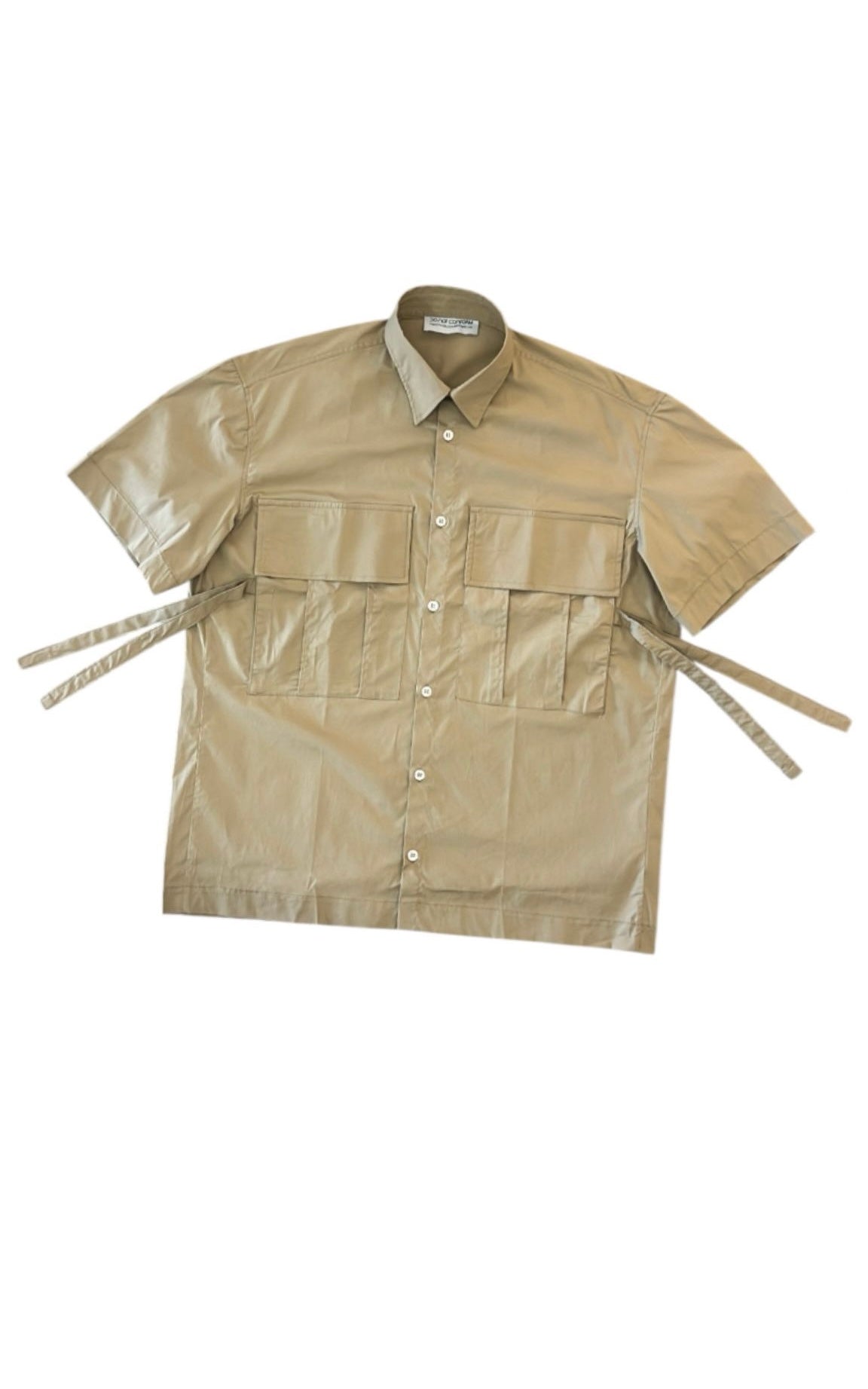 BEIGE COORDSET DOUBLE POCKET