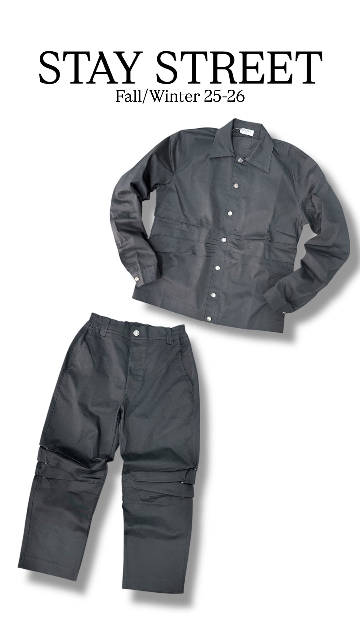 BLACK COORDSET SYST CIAPPA DETAIL