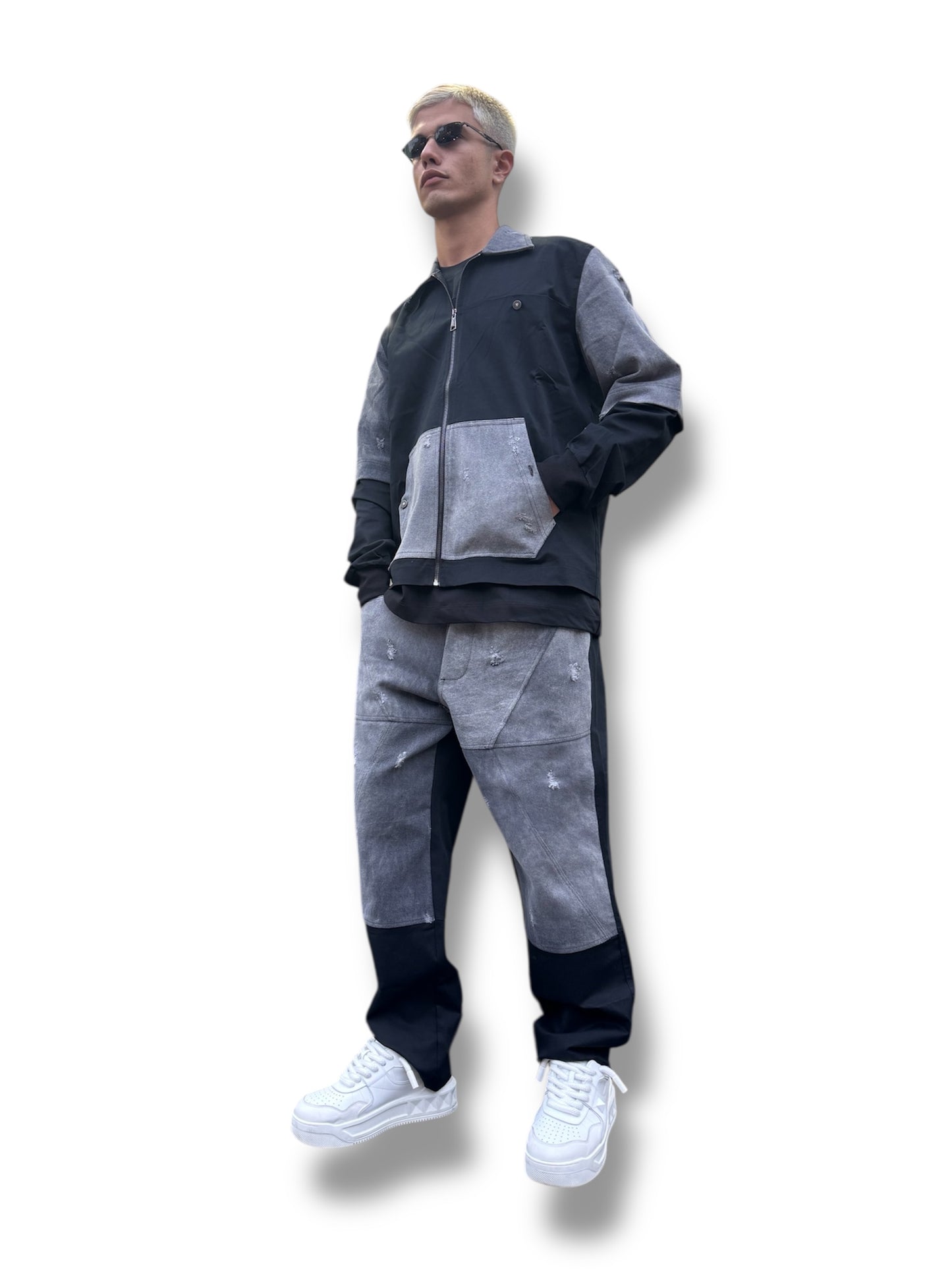 BLACK COORDSET SYST DENIM INSERTS