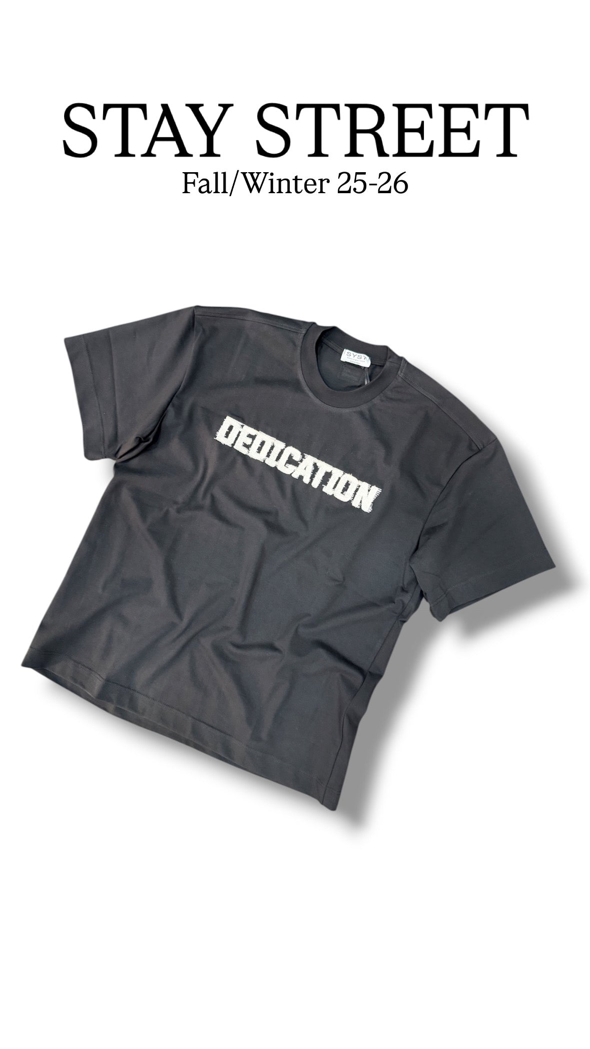 DEDICATION BLACK TEE