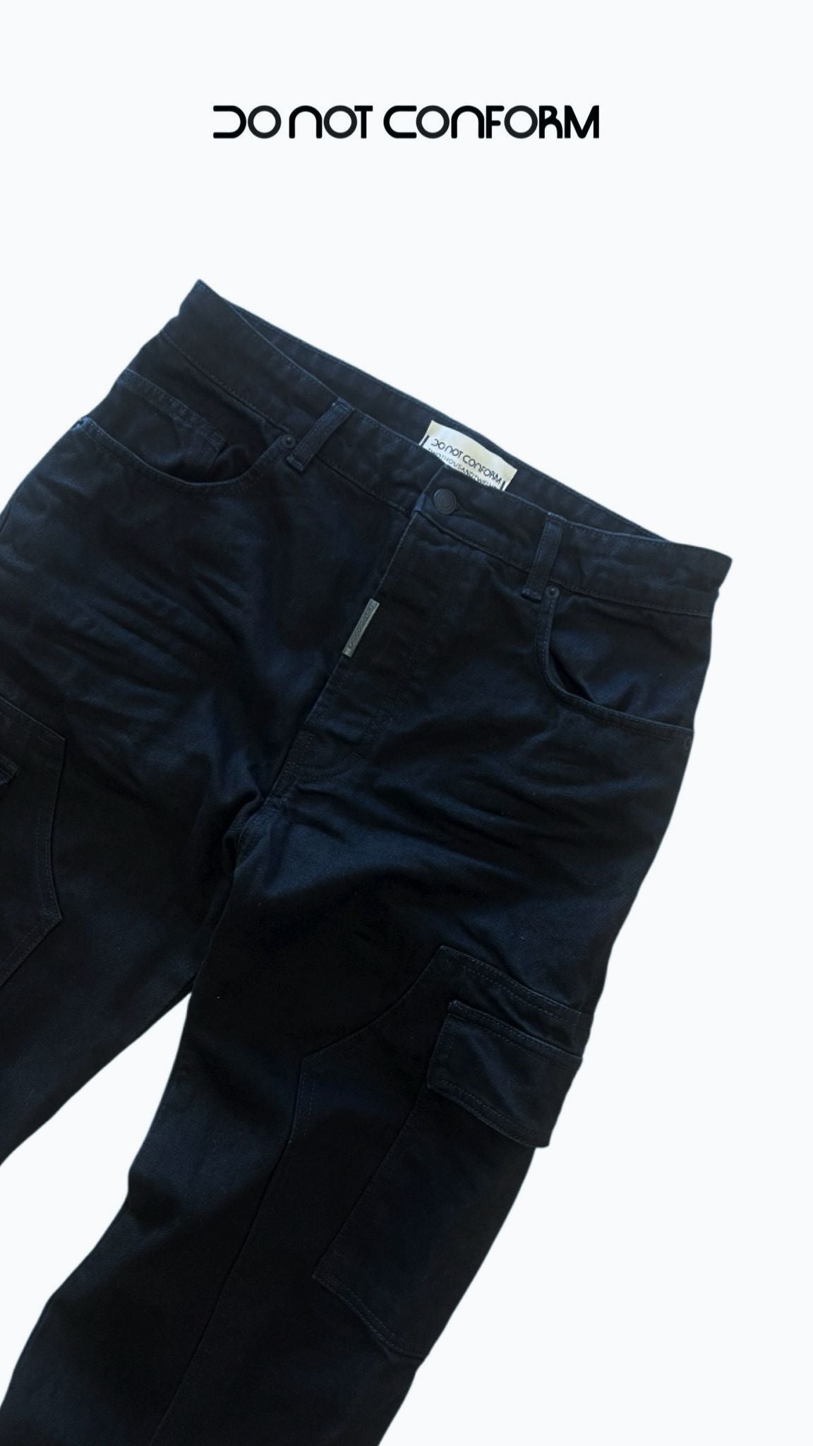 CARGO BLACK DENIM