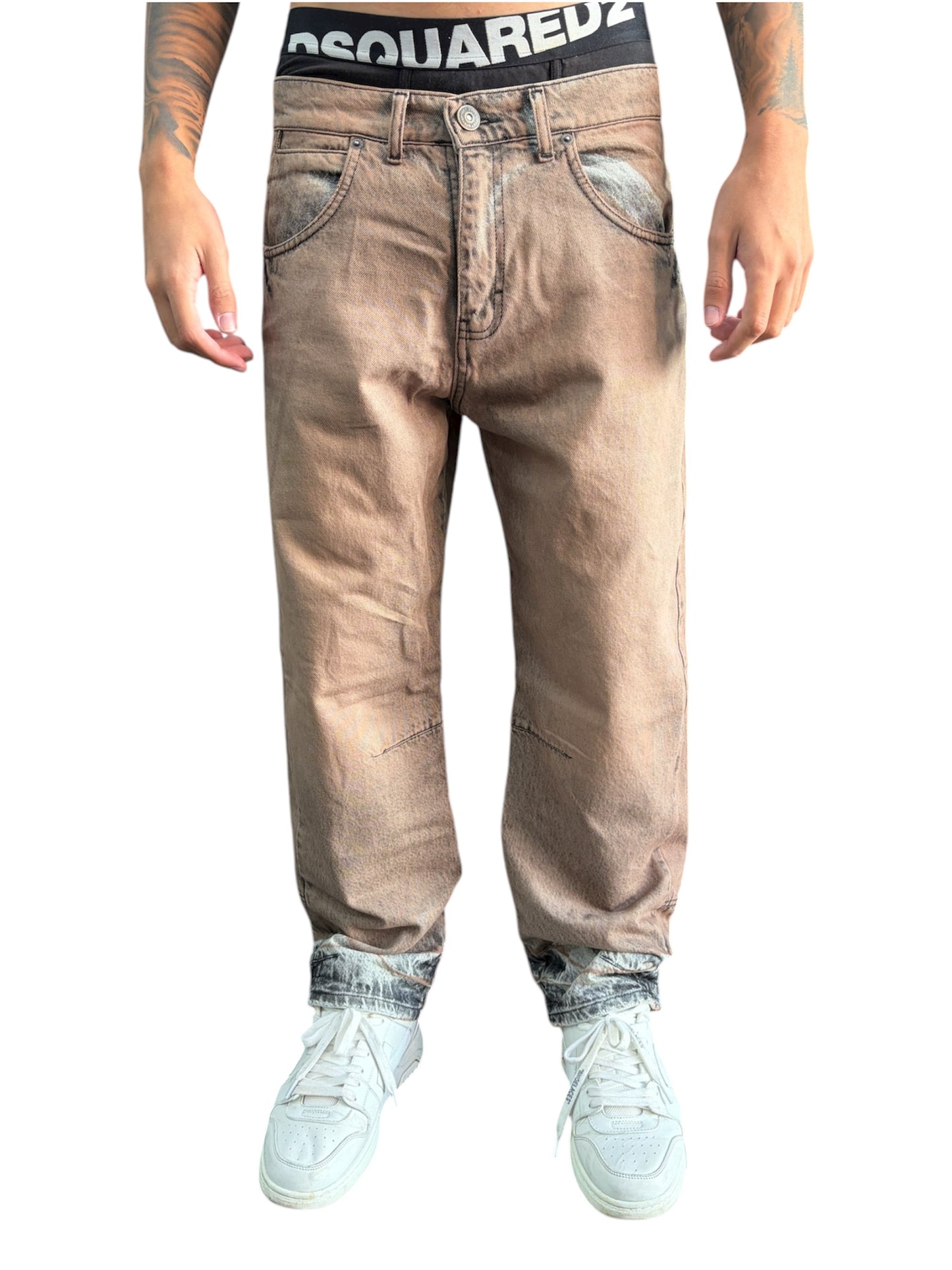 BAGGY SABBIATO PLACCATO