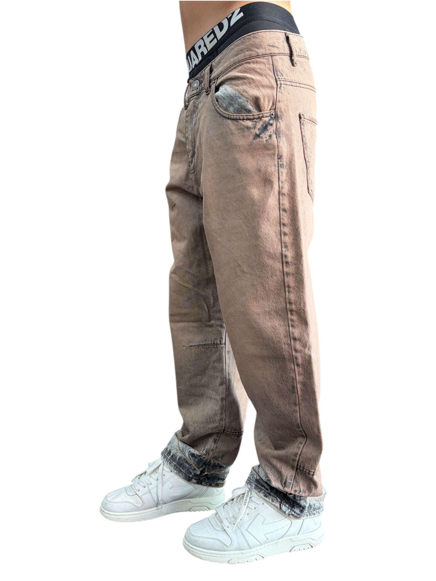 BAGGY SABBIATO PLACCATO