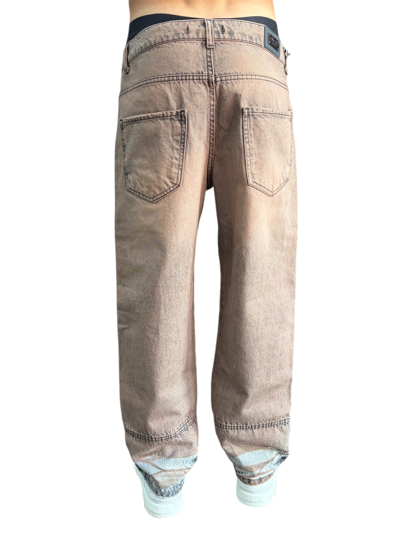 BAGGY SABBIATO PLACCATO