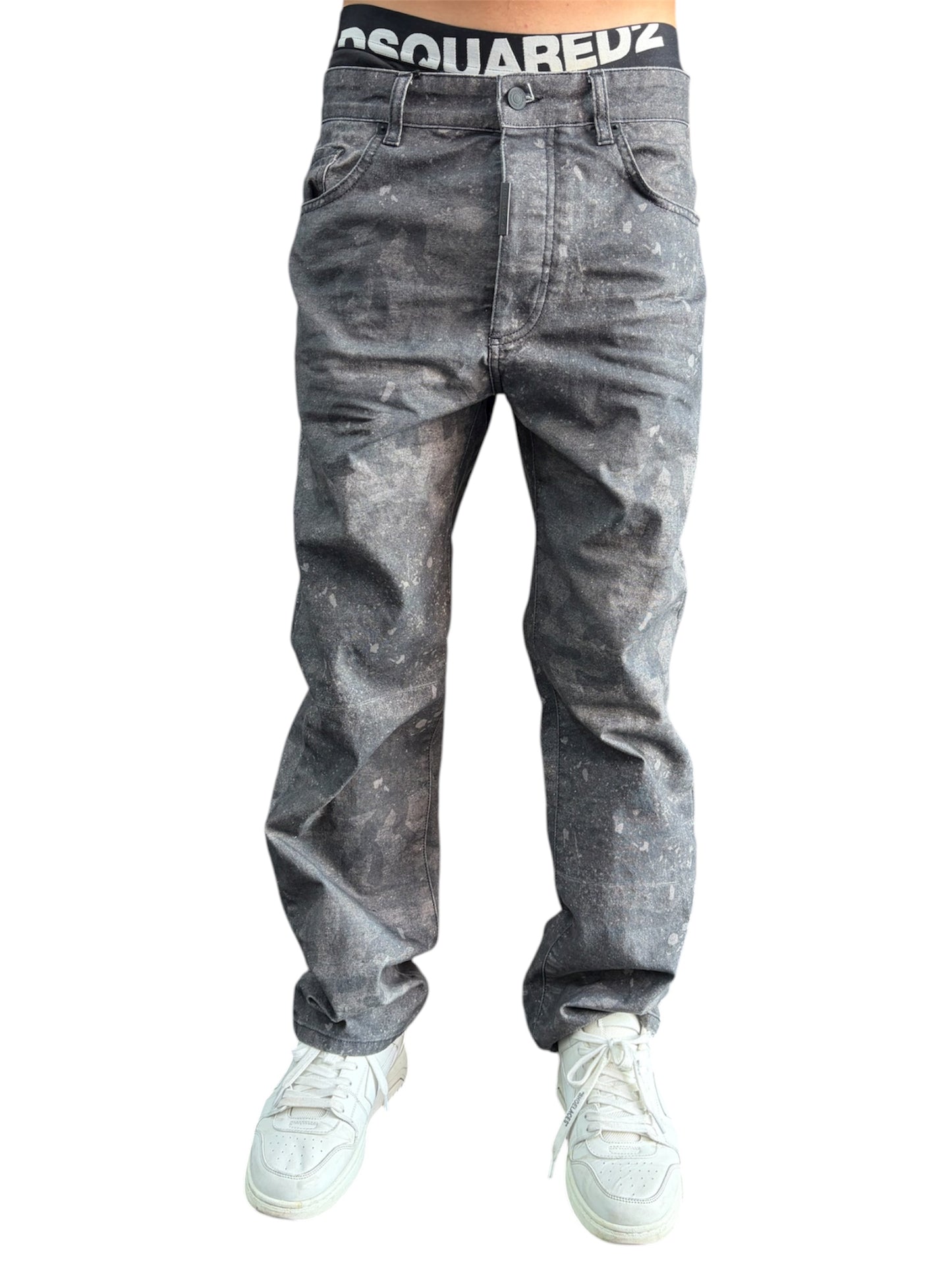 BAGGY DENIM BLACK CAMOUFLAGE