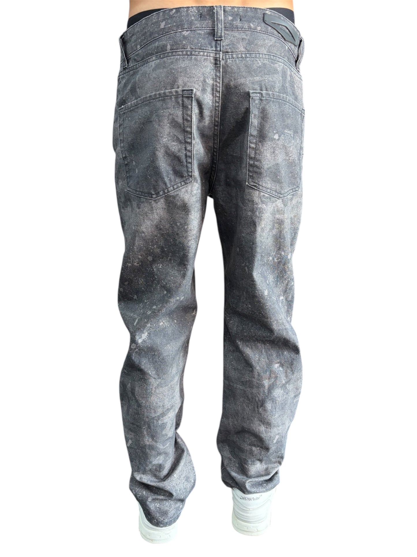 BAGGY DENIM BLACK CAMOUFLAGE