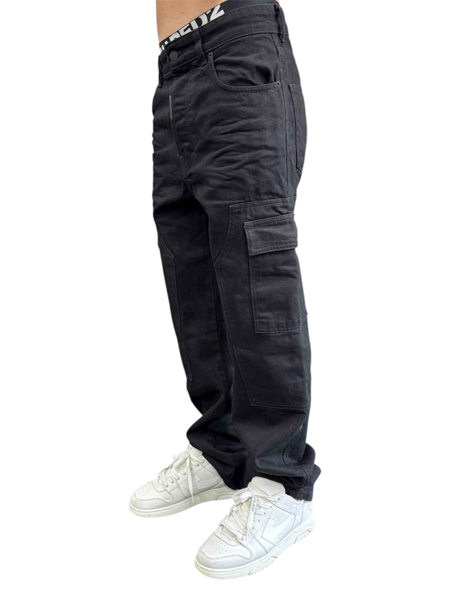 CARGO BLACK DENIM