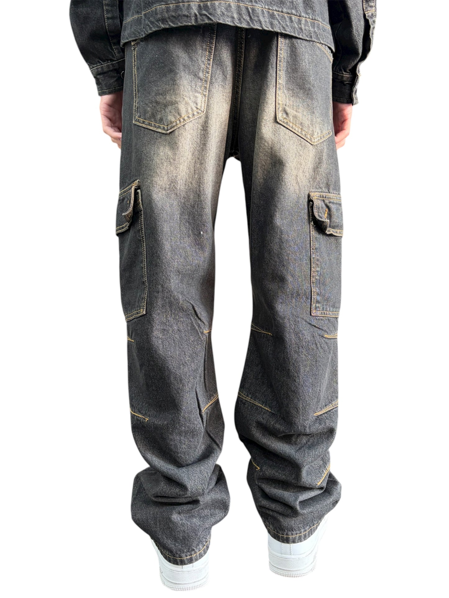 DENIM COORDSET MULTIPOCKET