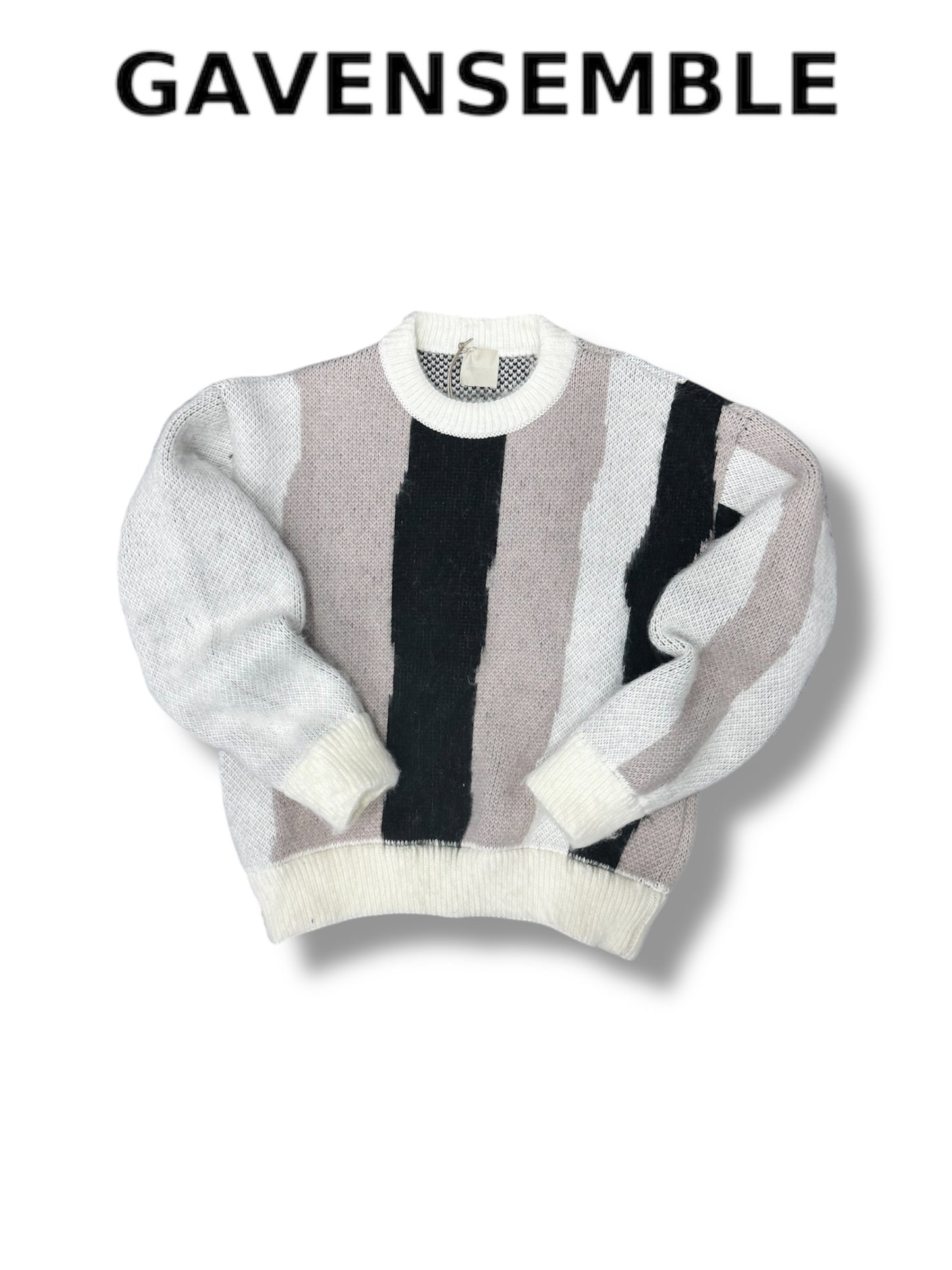 VERTICAL STRIPES SWEATER