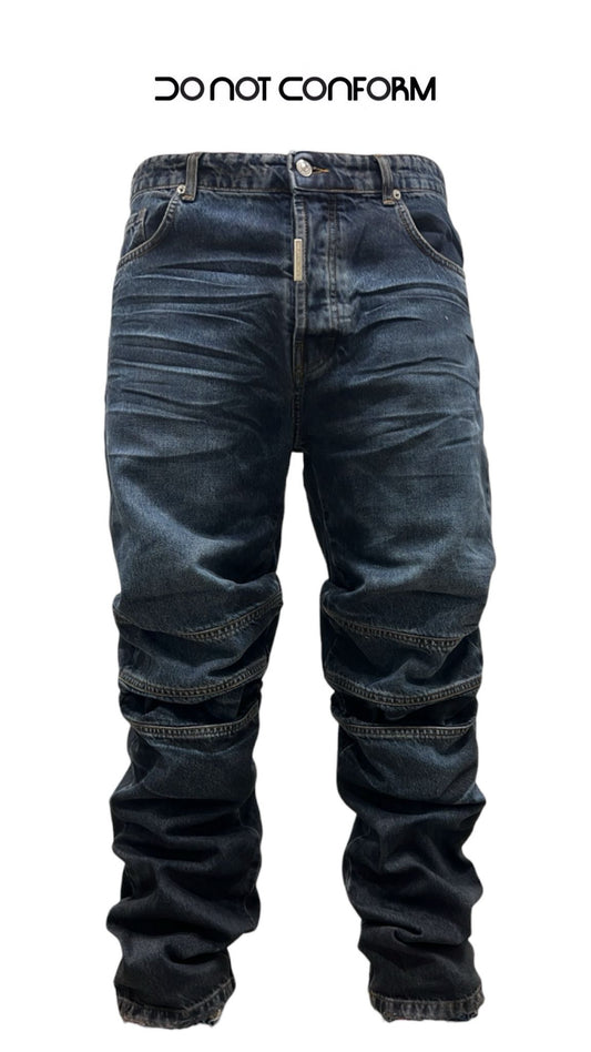 KNEE PROCESSING BLUE BAGGY