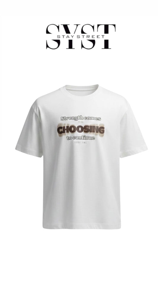 WHITE TEE CHOOSING 7008