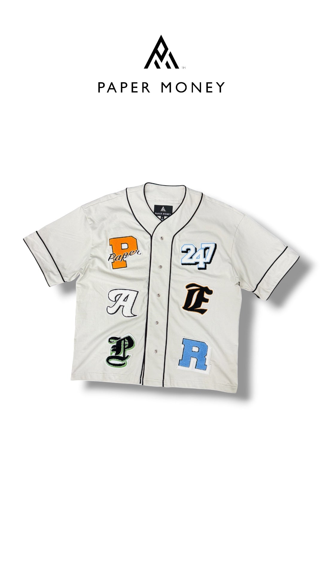 PAPER MONEY BASEBALL UNIFORM