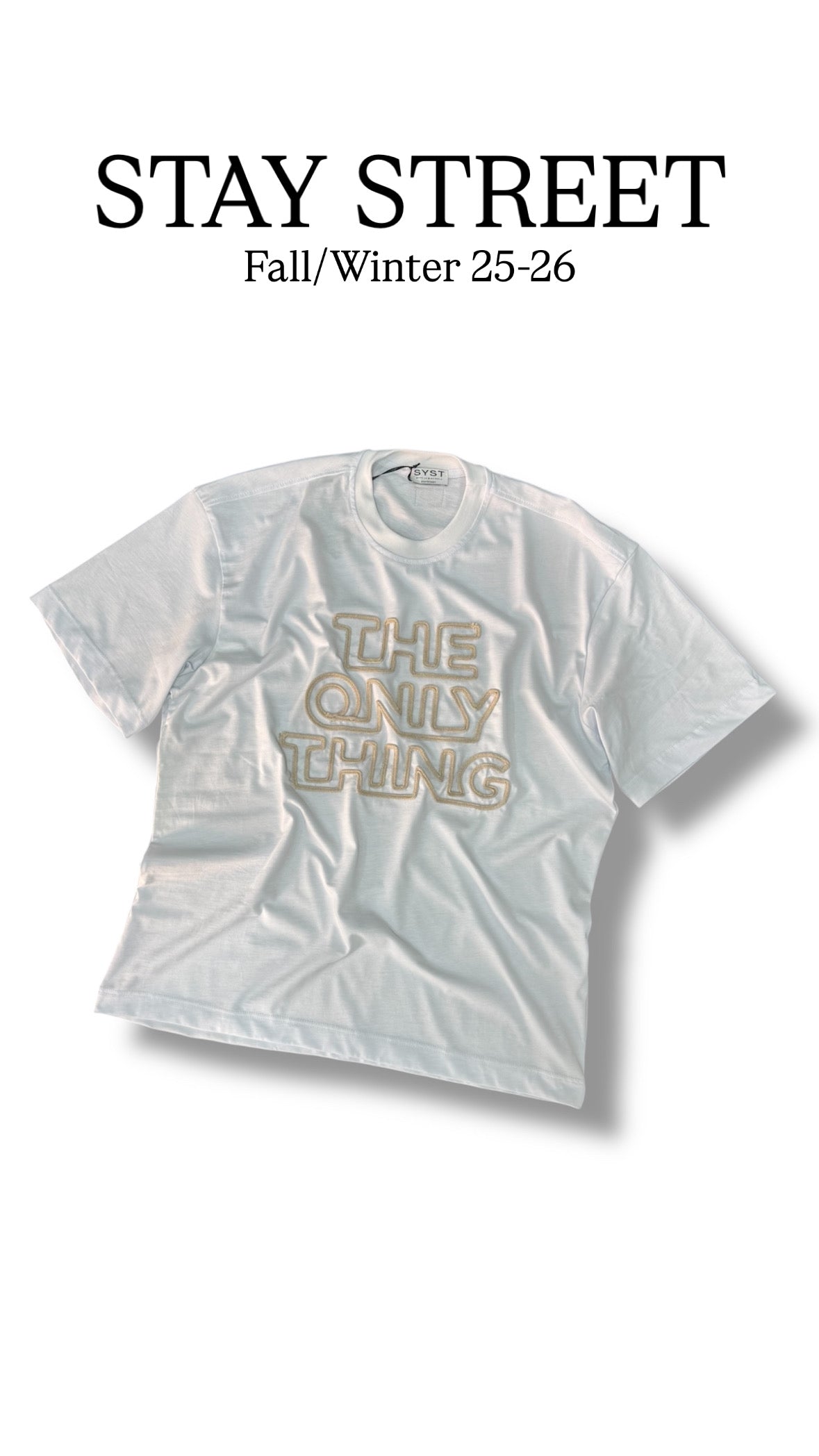 THE ONLY THING WHITE TEE