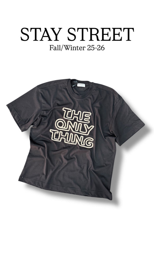 THE ONLY THING BLACK SHIRT