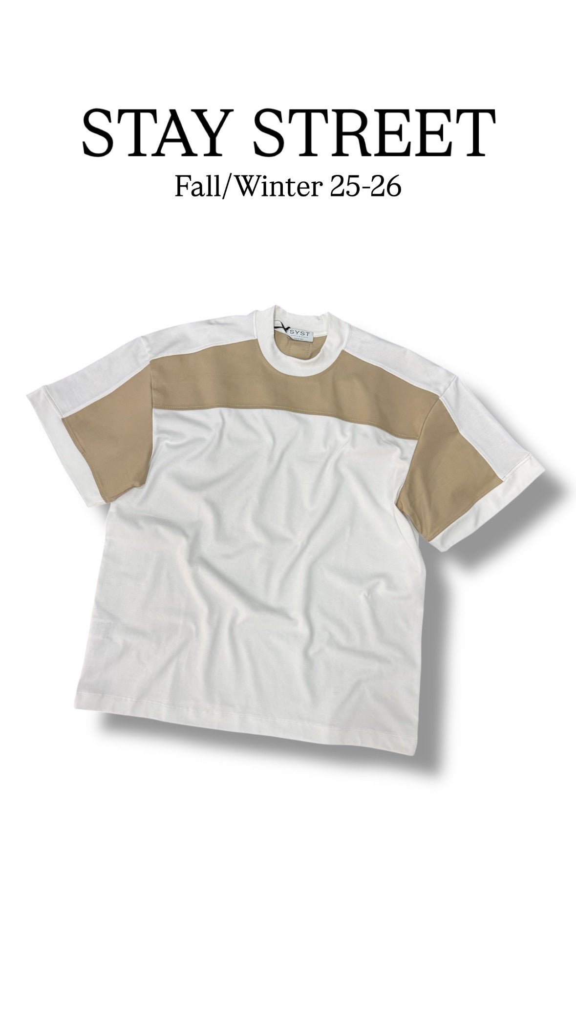 DOUBLE FABRIC TEE